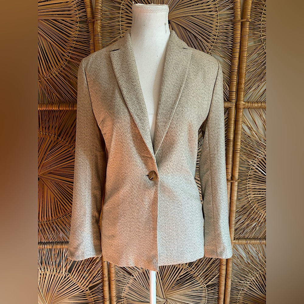 Valentino Miss V Wool Silk Blazer